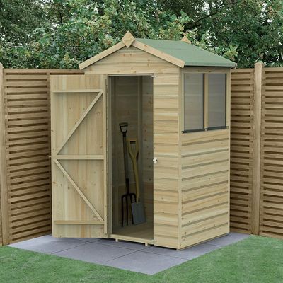Beckwood 4x3 Apex Shed - Without Base / No Installation / 2