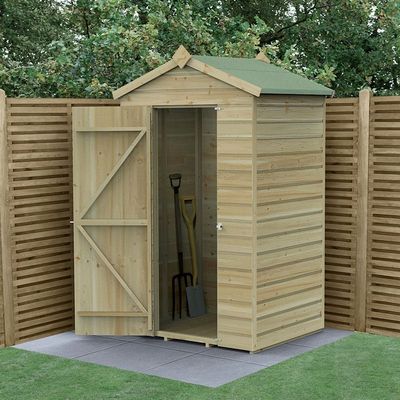 Beckwood 4x3 Apex Shed - Without Base / No Installation / 0