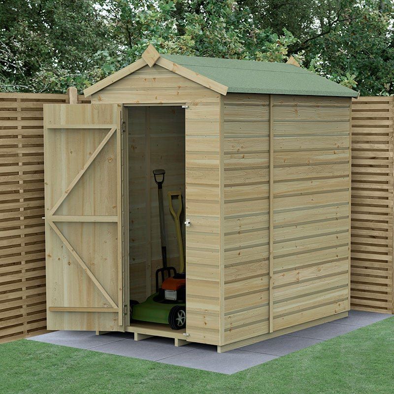 Beckwood 4x6 Apex Shed - Without Base / No Installation / 0 - Image 1