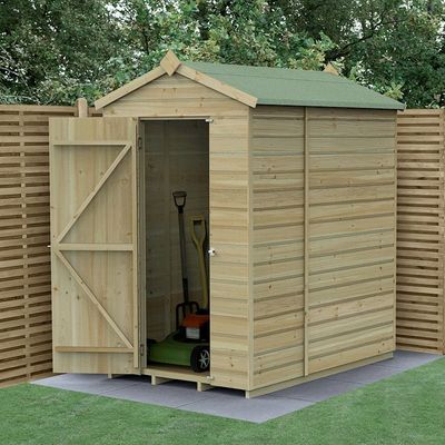 Beckwood 4x6 Apex Shed - Without Base / No Installation / 0