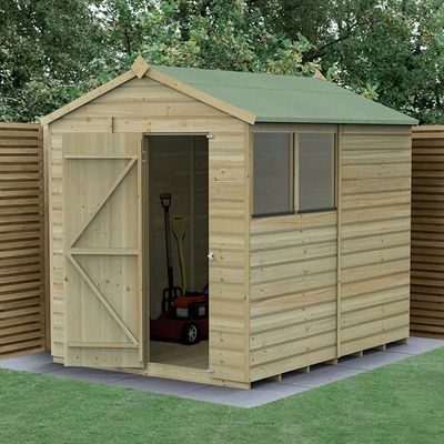 Beckwood 6x8 Apex Shed - Without Base / No Installation / 2 / 1
