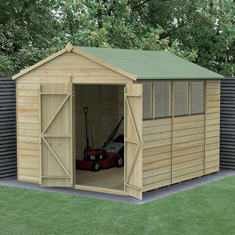 Beckwood 8x10 Apex Shed - Without Base / No Installation / 4 - Image 1