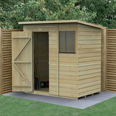 Beckwood 6x4 Pent Shed - Without Base / No Installation / 1
