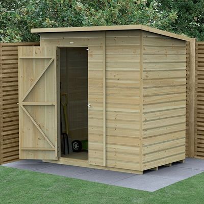 Beckwood 6x4 Pent Shed - Without Base / No Installation / 0