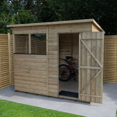 Beckwood 7x5 Pent Shed - Without Base / No Installation
