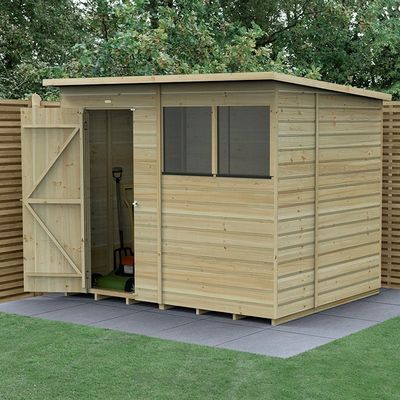 Beckwood 8x6 Pent Shed - Without Base / No Installation