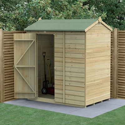 Beckwood 6x4 Reverse Apex Shed - Without Base / No Installation / 0