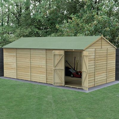 Beckwood 20x10 Reverse Apex Shed - Without Base / No Installation / 0