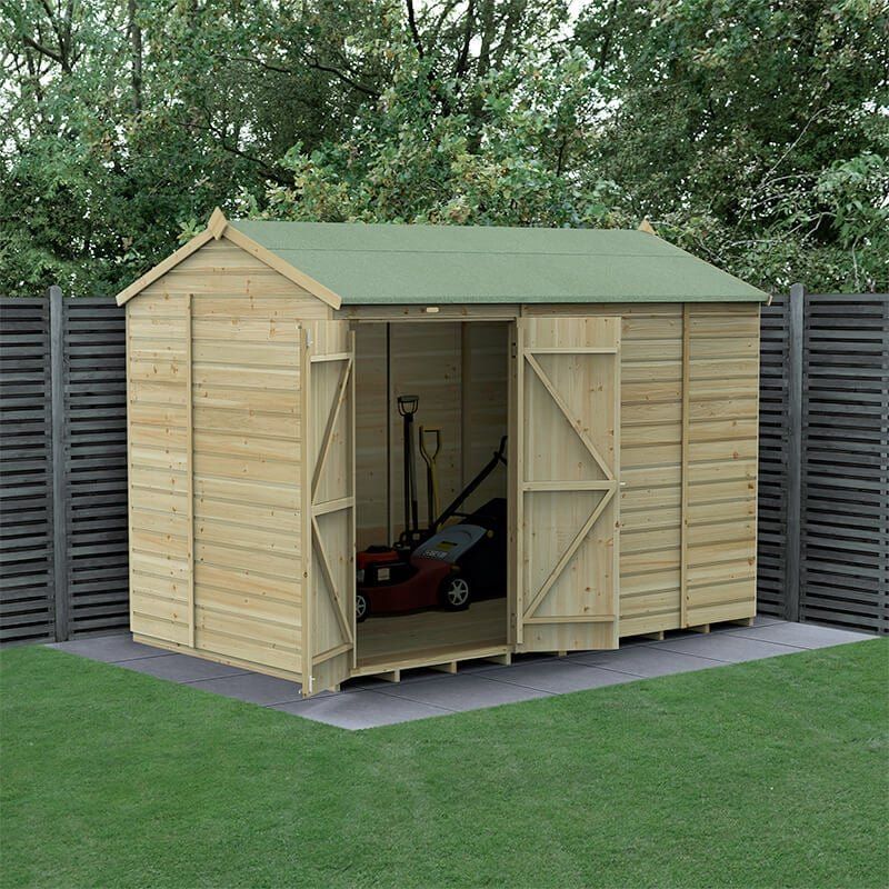 Beckwood 10x6 Reverse Apex Shed - Without Base / No Installation / 0 - Image 1