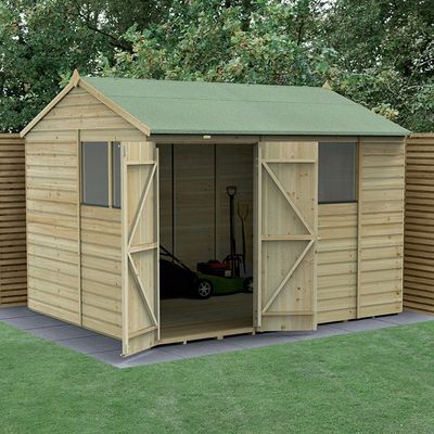 Beckwood 10x8 Reverse Apex Shed - Without Base / No Installation / 4