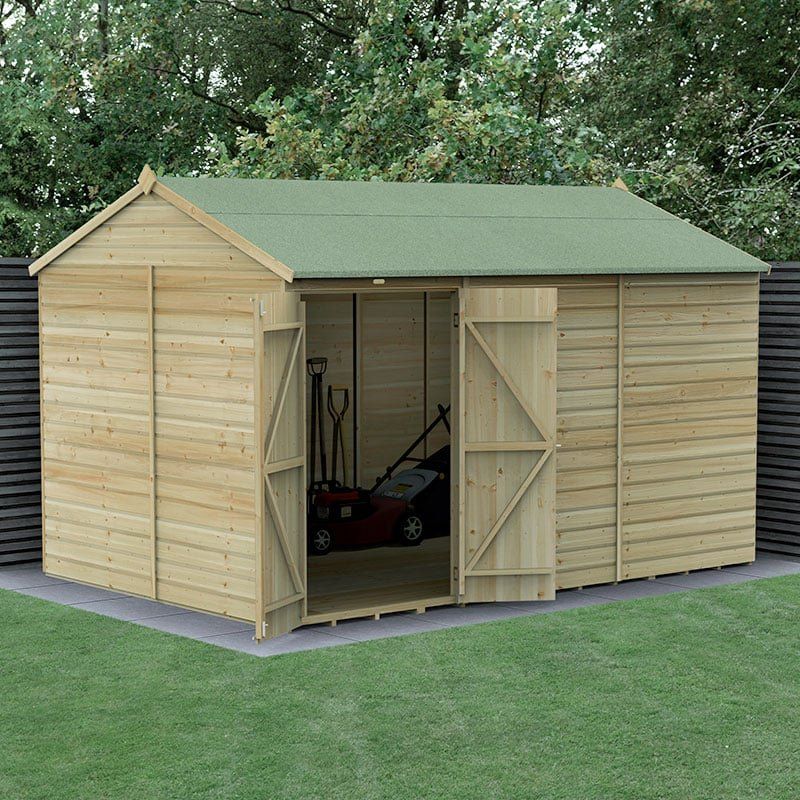 Beckwood 12x8 Reverse Apex Shed - Without Base / No Installation / 0 - Image 1
