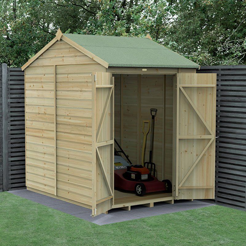 Beckwood 5x7 Reverse Apex Shed - Without Base / No Installation / 0 - Image 1