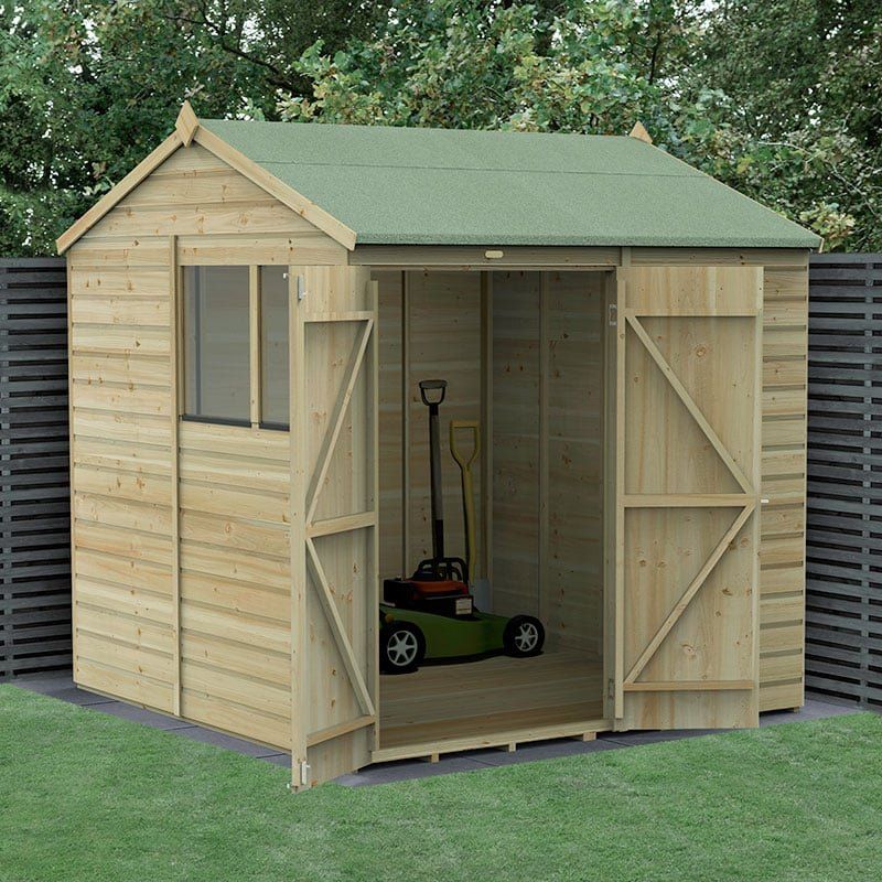 Beckwood 7x7 Reverse Apex Shed - Without Base / No Installation / 2 - Image 1