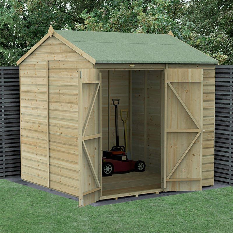 Beckwood 7x7 Reverse Apex Shed - Without Base / No Installation / 0 - Image 1