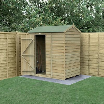 4LIFE Reverse Apex Shed 6x4 - Without Base / No Installation / 0