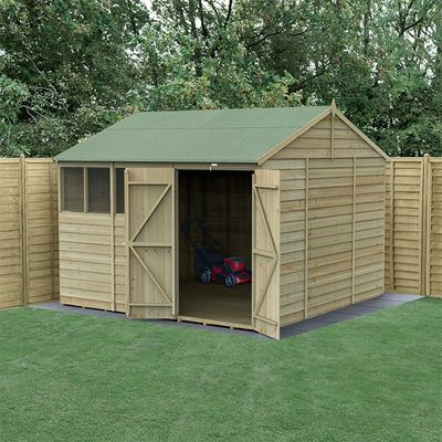 4LIFE Reverse Apex Shed 10x10 - Without Base / No Installation / 4