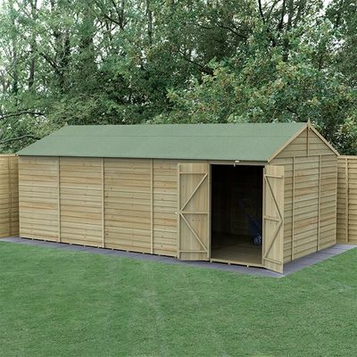 4LIFE Reverse Apex Shed 20x10 - Without Base / No Installation / 0