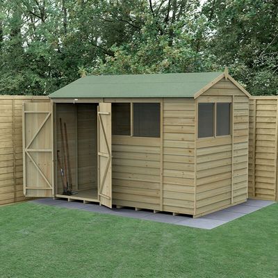4LIFE Reverse Apex Shed 10x6 - Without Base / No Installation / 4