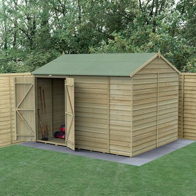 4LIFE Reverse Apex Shed Shed 10x8 - Without Base / No Installation / 0