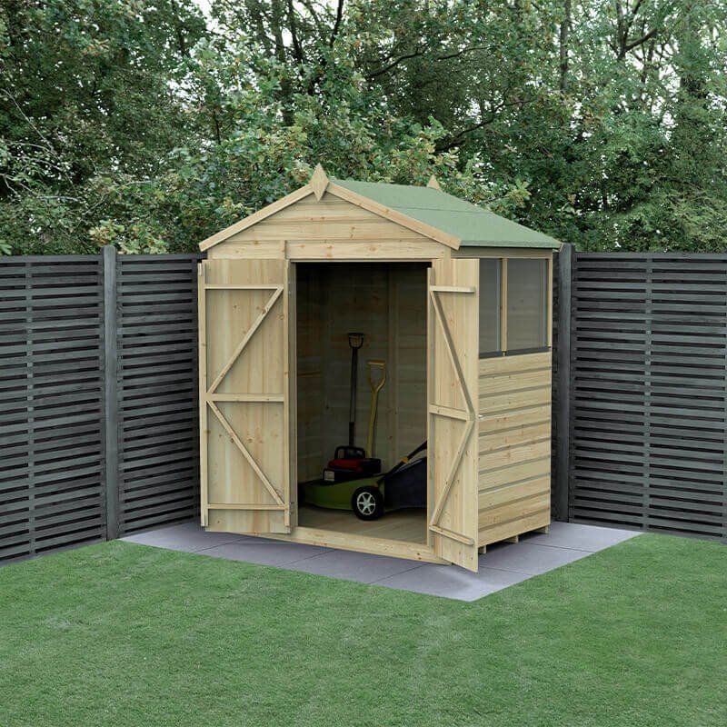 Beckwood 6x4 Apex Shed - Without Base / No Installation / 2 - Image 1