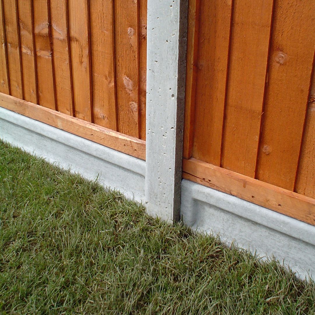 Forest 6' x 6" Lightweight Concrete Gravel Board (1.83m x 0.14m) - Image 1
