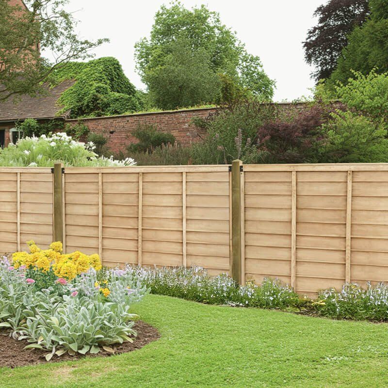 Forest 6' x 3' Larchlap Signature Fence Panel (1.83m x 0.90m) - Image 1