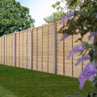 Forest 6' x 5' Larchlap Signature Fence Panel (1.83m x 1.50m)