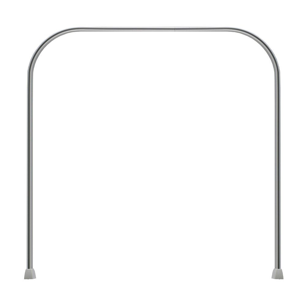Gelson Slenderline Shower Rail Kit Silver / Chrome - Image 1