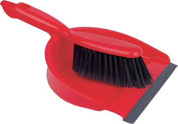 Dustpan and Brush Set Red 102940RD