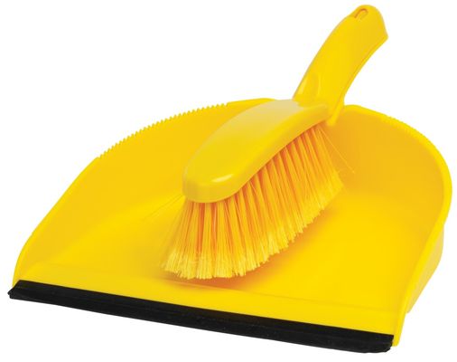 Dustpan and Brush Set Yellow 102940YL
