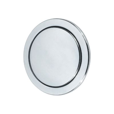 Thomas Dudley Vantage Single Flush Round Button 73.5mm Chrome 327736 - Thumbnail 2