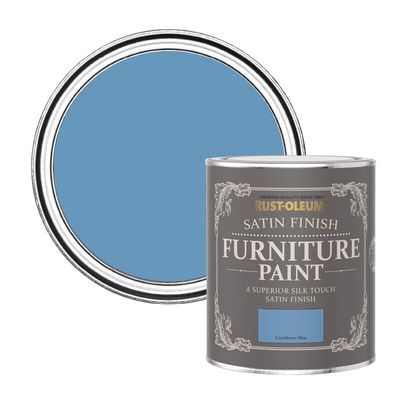 Rust-Oleum Satin Furniture Paint Cornflower Blue - Blue