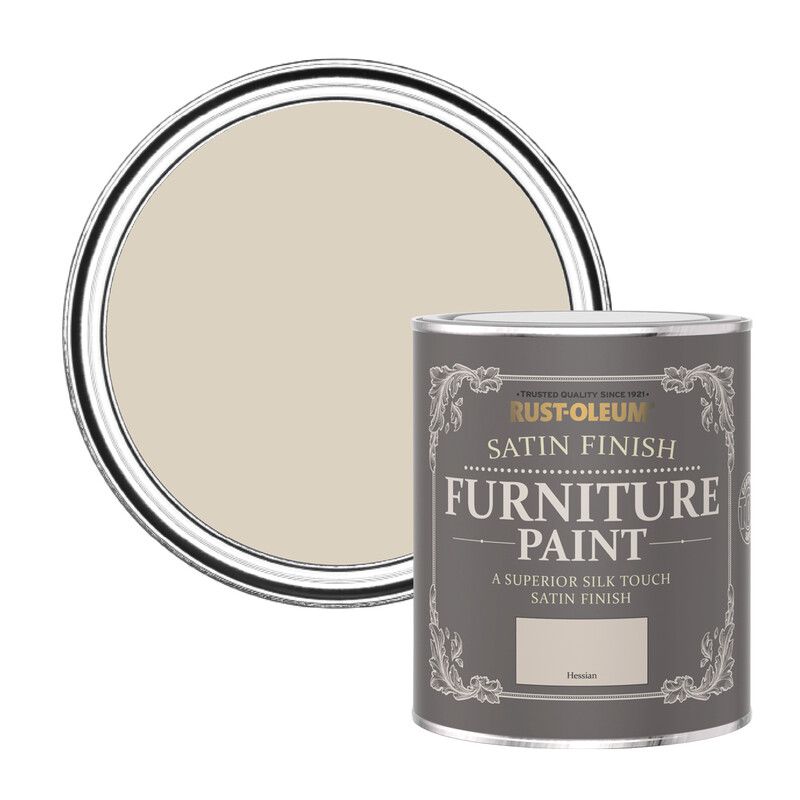 Rust-Oleum Satin Furniture Paint Hessian - Yellow - Image 1