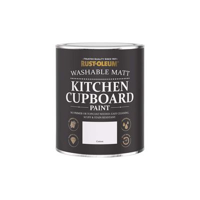 Chalky Kitchen Cupboard Paint - Cotton - Cotton