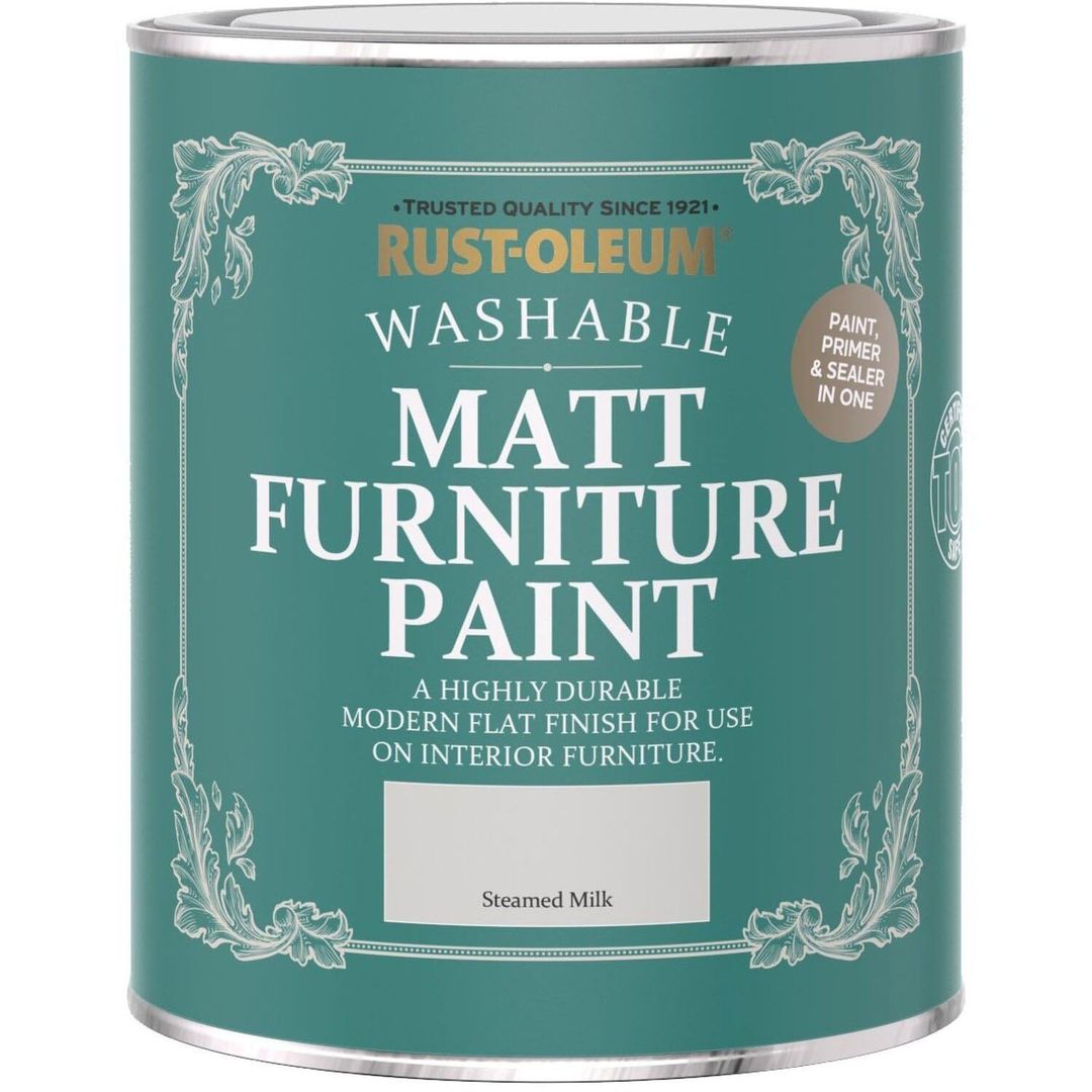 Rust-Oleum Matt Furniture Paint - Steamed Milk - Image 1