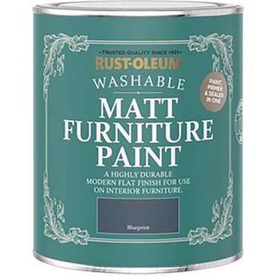 Rust-Oleum Matt Furniture Paint - Blueprint