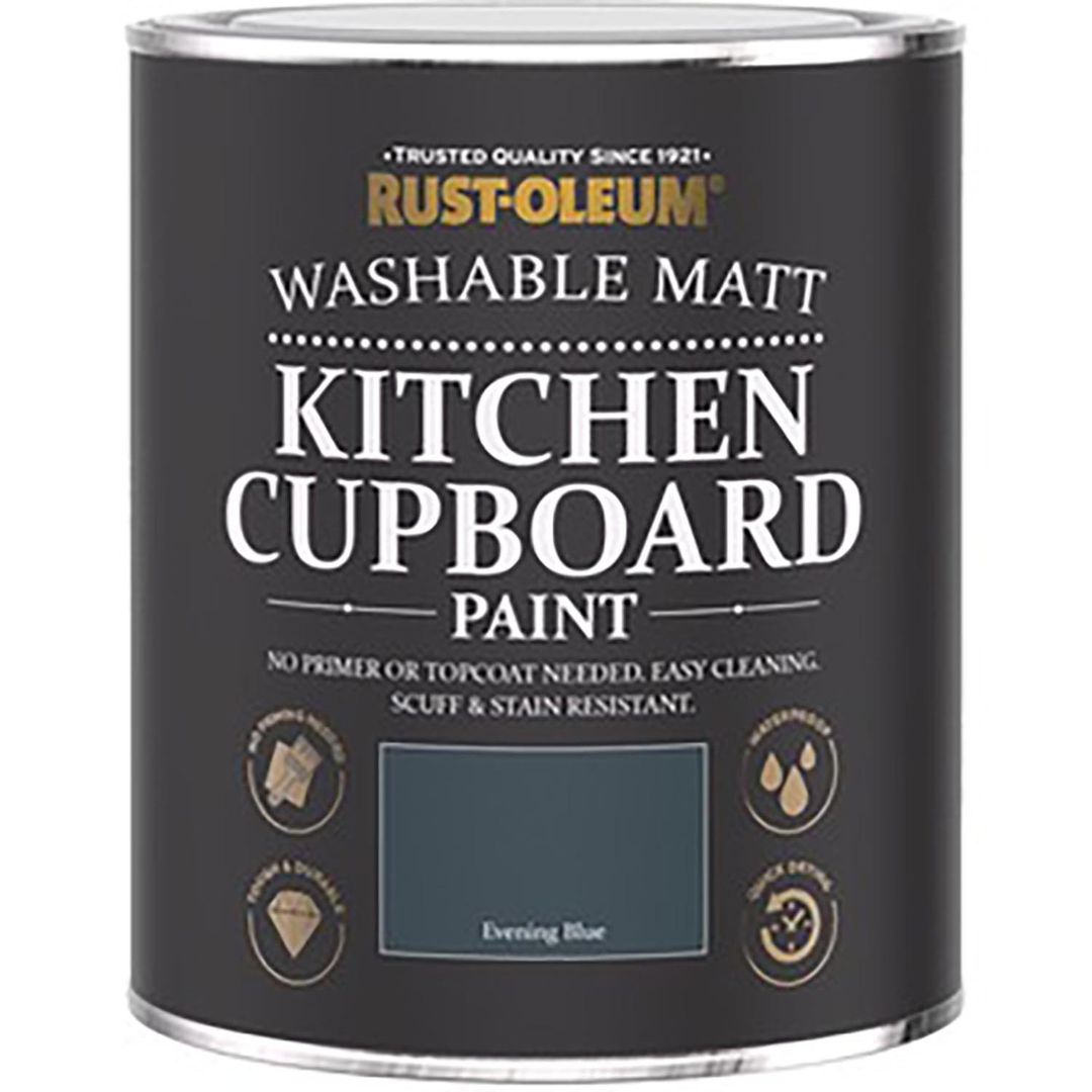 Rust-Oleum Kitchen Cupboard Paint - Evening Blue - Image 1