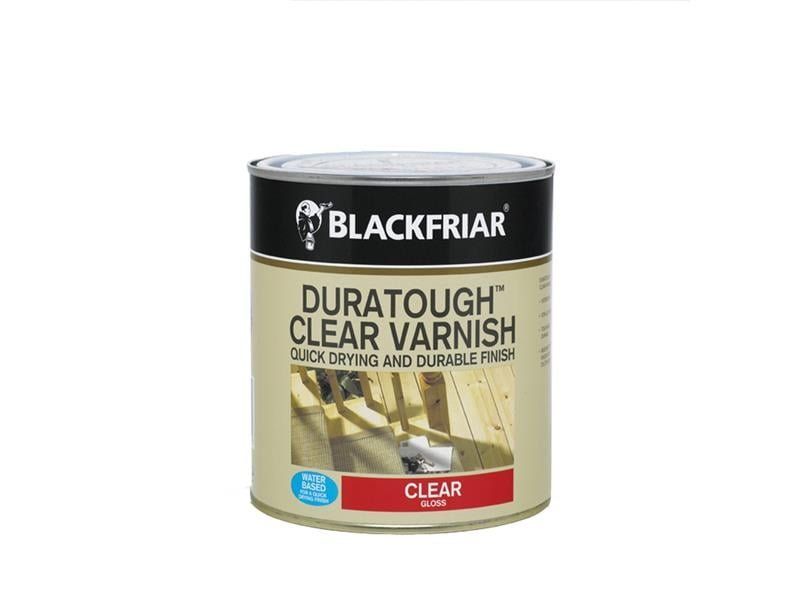 Blackfriar, Duratough, Quick Dry Varnish, Satin, 1L, Water Based - White - Image 1