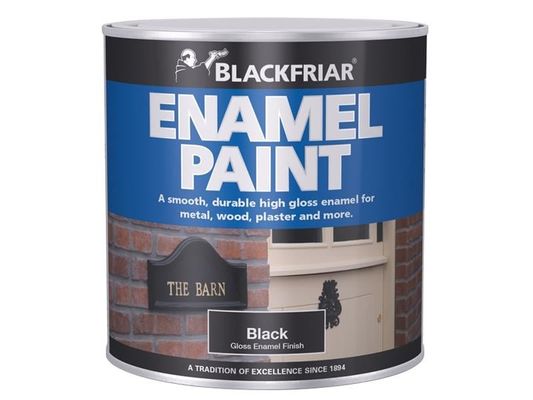 Blackfriar, Enamel Paint, Gloss Black, 125ml, Enamel - Black