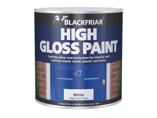 Blackfriar, Gloss Paint, Brilliant White, 500ml, Gloss - White