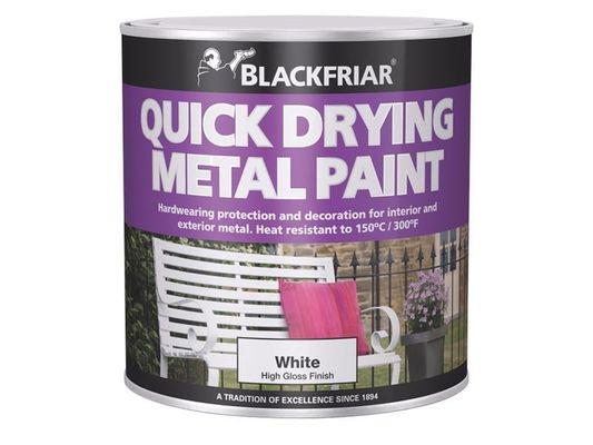Blackfriar, Metal Paint, Black, 250ml, Gloss - Black