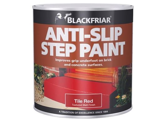 Blackfriar, Slip Resist Step Paint, 500ml, Red - Red