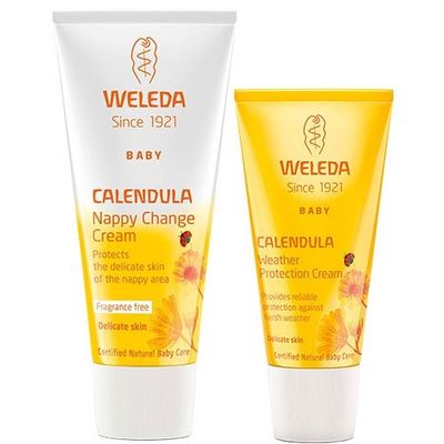 Weleda Calendula Nappy Change Cream & Weather Cream Duo in None