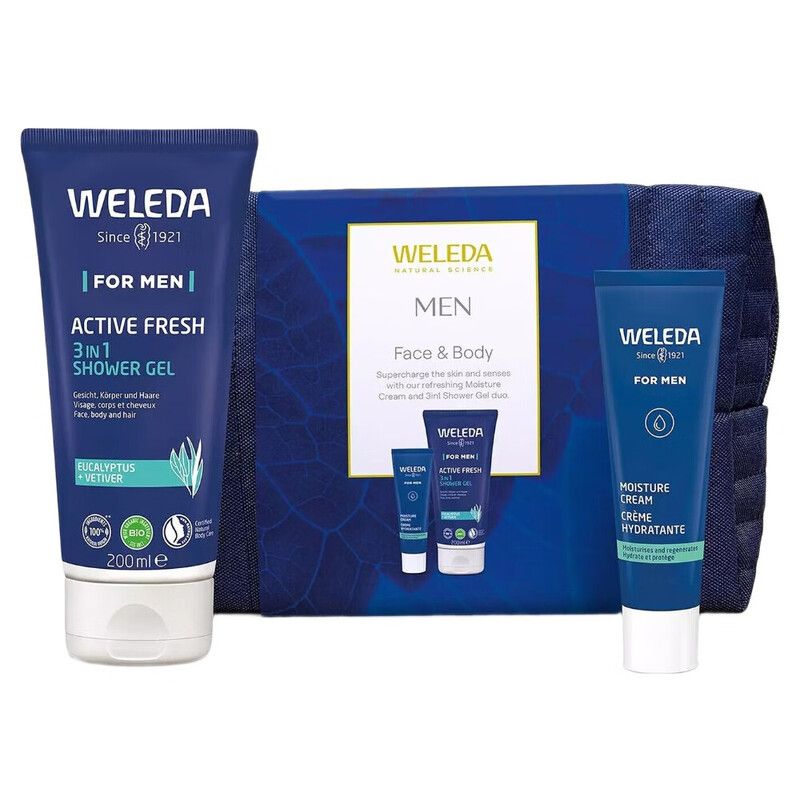 Weleda Mens – Face & Body Gift Set - Image 1
