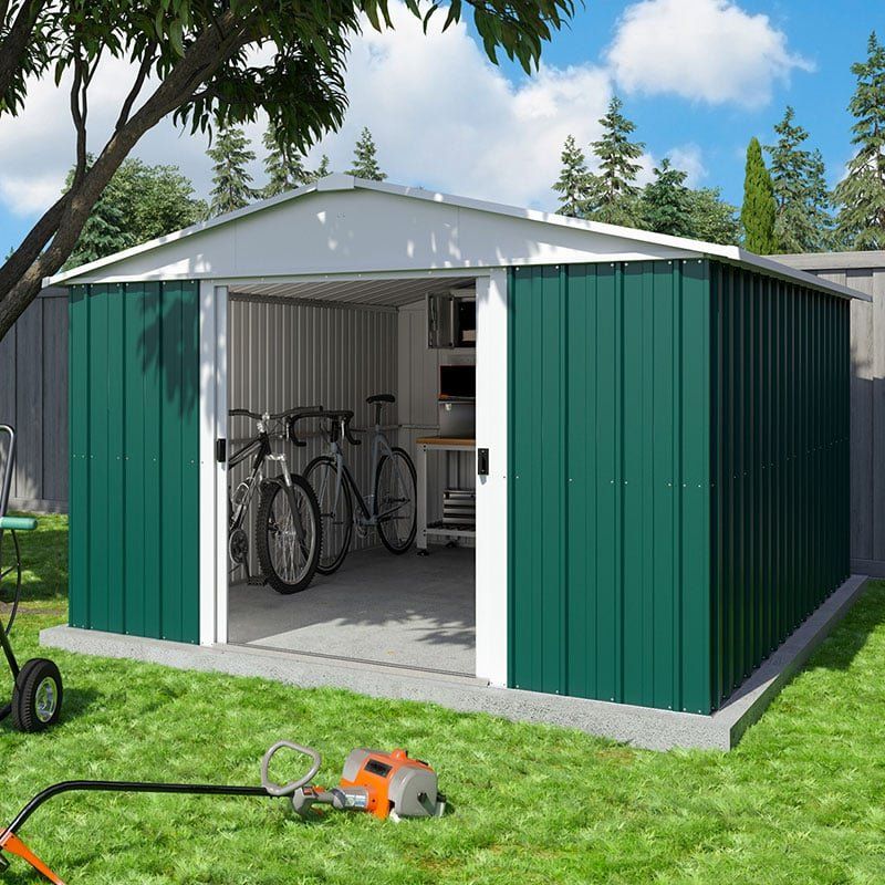 10' x 13' Yardmaster Metal Shed (3.03m x 3.96m) - Image 1