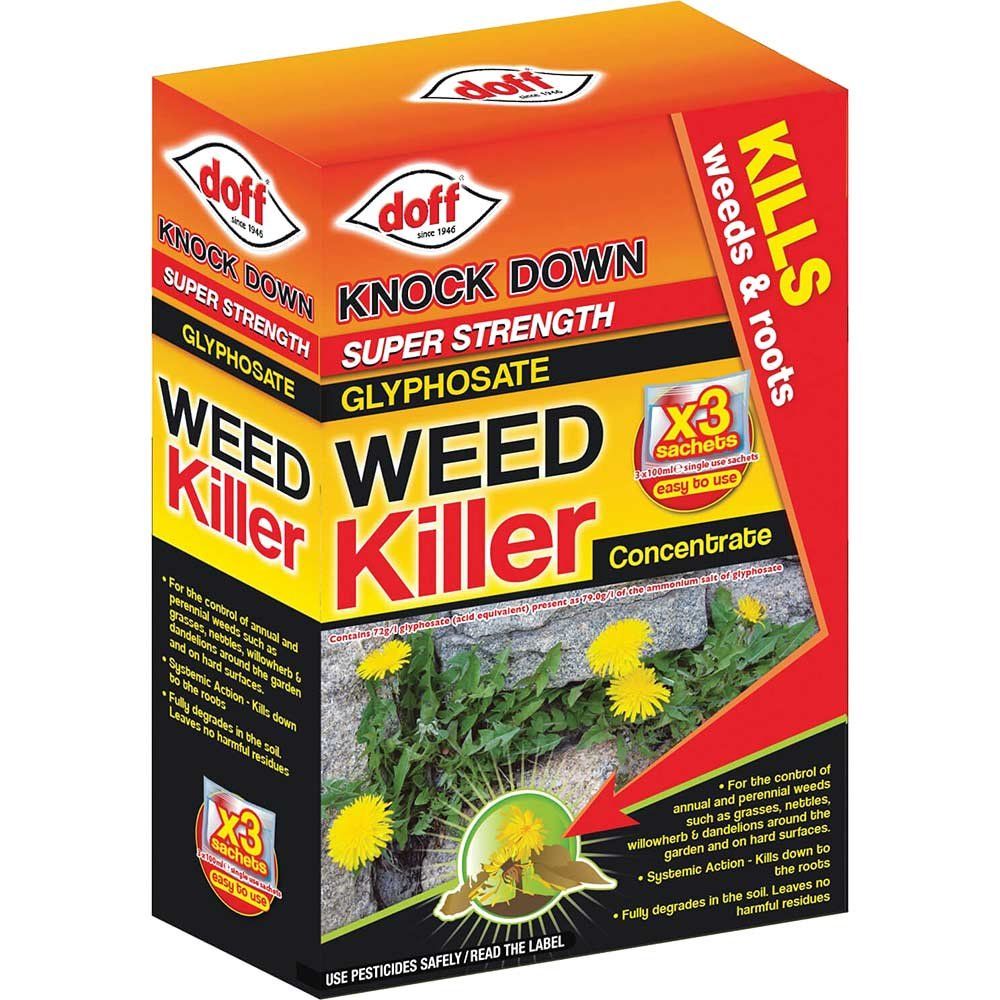 Doff F-FW-003-DOF Advanced Concentrated Weedkiller 3 Sachet - Image 1