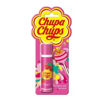 Chupa Chups Lip Balm - Strawberry Swirl - Thumbnail 2