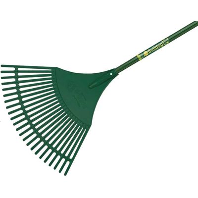 Bulldog 7128775480 Evergreen Plastic Leaf Rake Aluminium Shaft