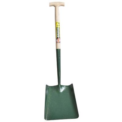 Bulldog Solid Socket Square Shovel T-Handle - Grey - Thumbnail 2