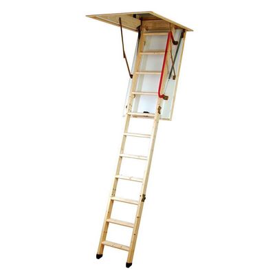 Werner TIMBERLINE 3 Section Loft Ladder and Hatch 2.8m